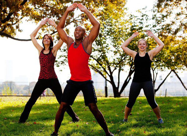 Group Exercise outside