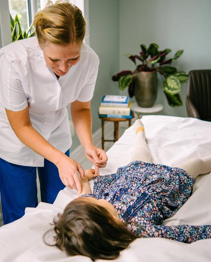 Paediatric Acupuncture In Treament Room