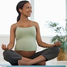 pregnant woman yoga