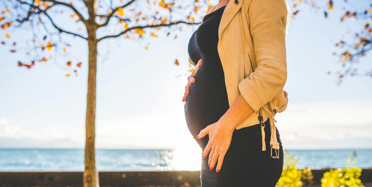 Pregnant Lady In Sunshine